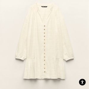 Zara white dress